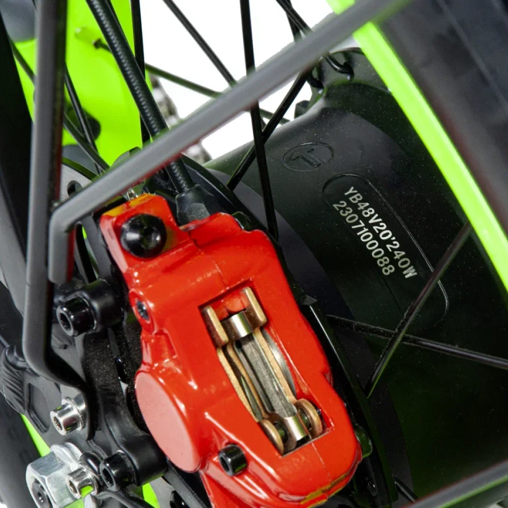 Электровелосипед Minako F10 Dual салатовый гидравлика 9